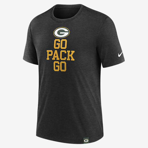 Black Green Bay Packers Shirts. Nike